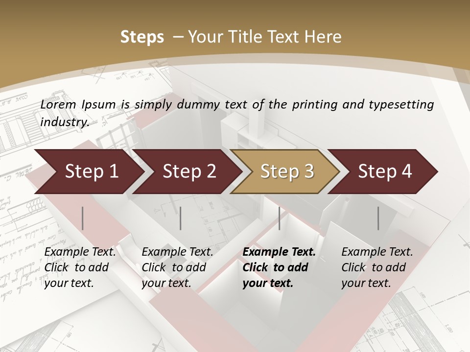 Dwelling Domicile Framework PowerPoint Template