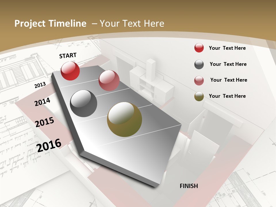 Dwelling Domicile Framework PowerPoint Template