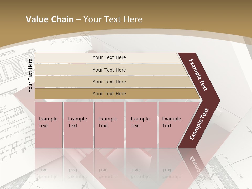 Dwelling Domicile Framework PowerPoint Template