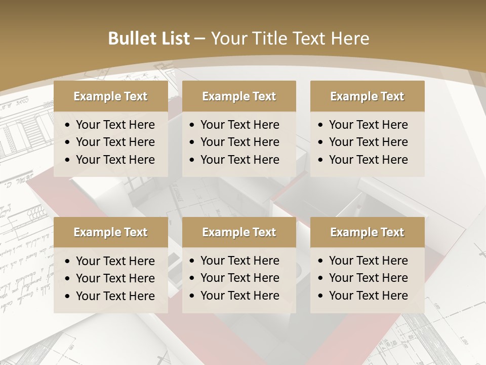 Dwelling Domicile Framework PowerPoint Template
