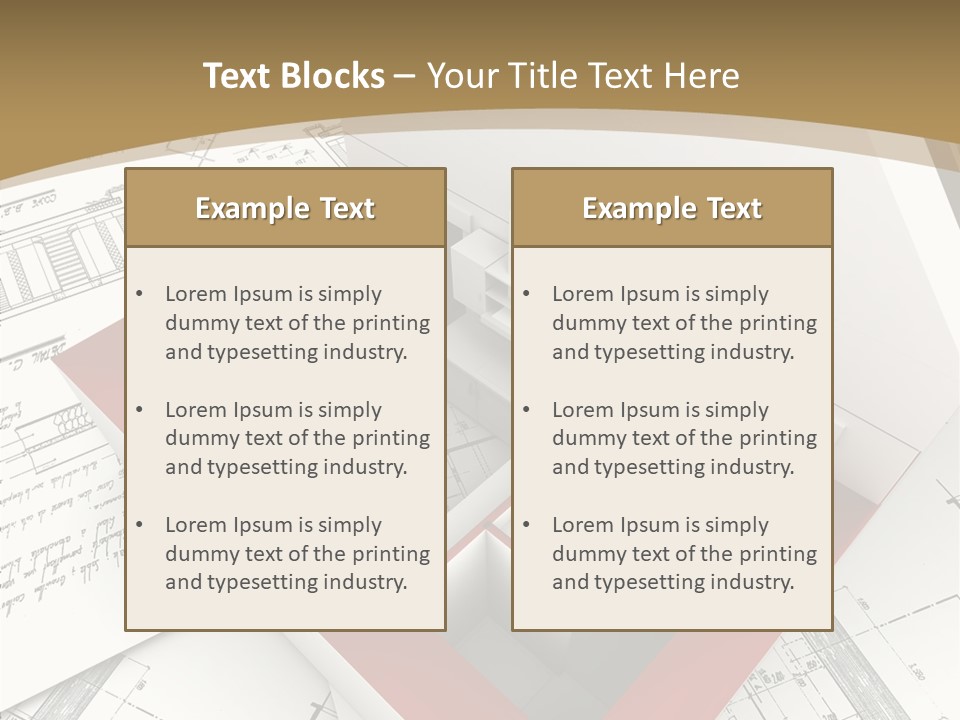 Dwelling Domicile Framework PowerPoint Template