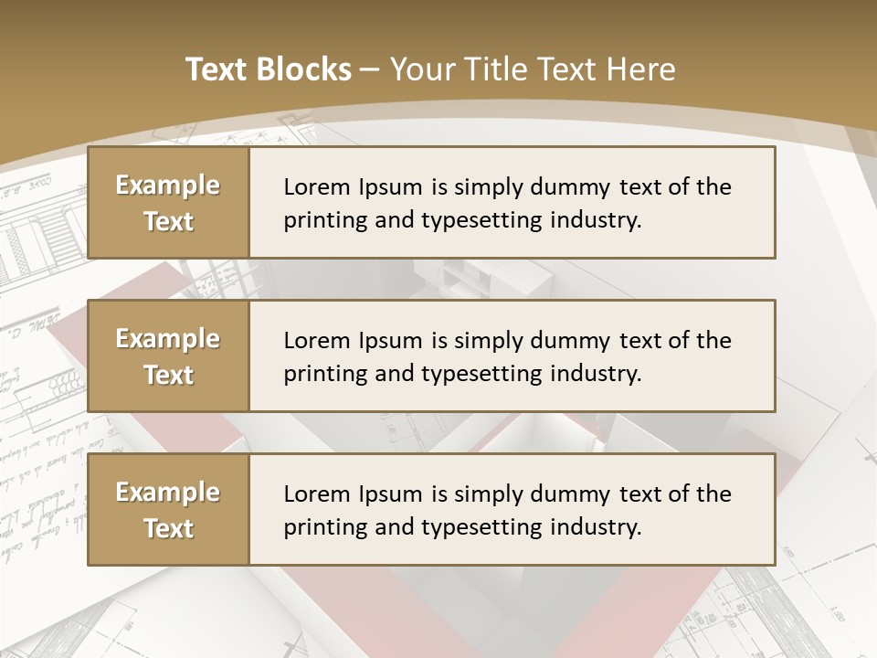 Dwelling Domicile Framework PowerPoint Template