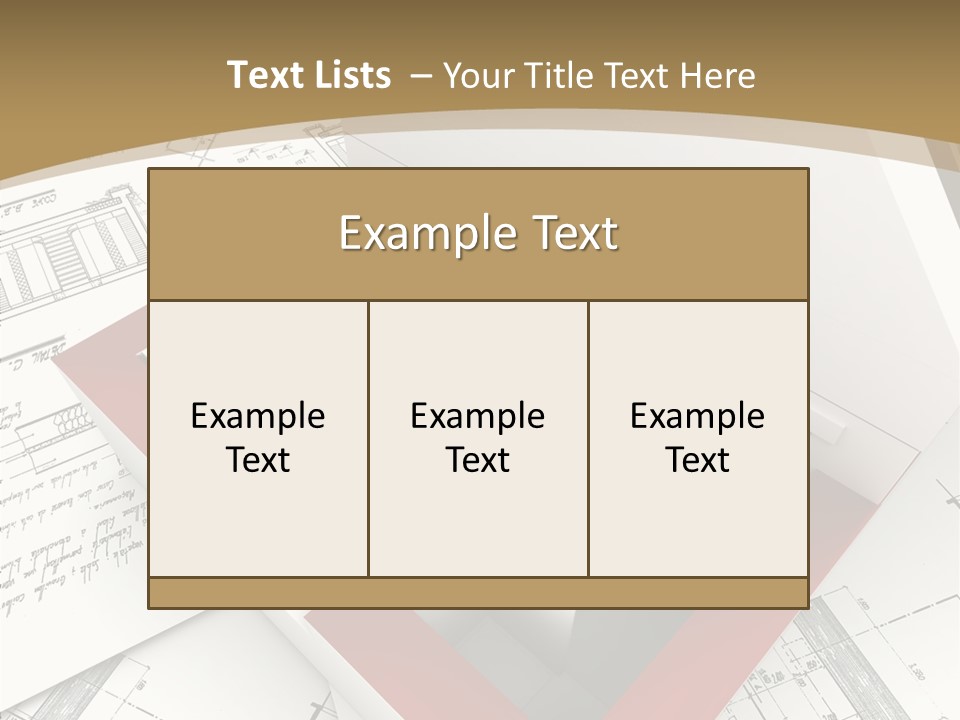 Dwelling Domicile Framework PowerPoint Template