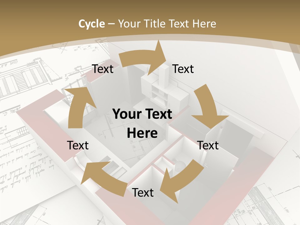 Dwelling Domicile Framework PowerPoint Template