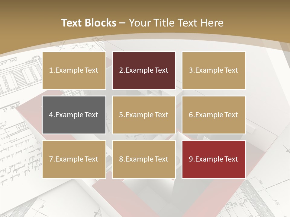 Dwelling Domicile Framework PowerPoint Template