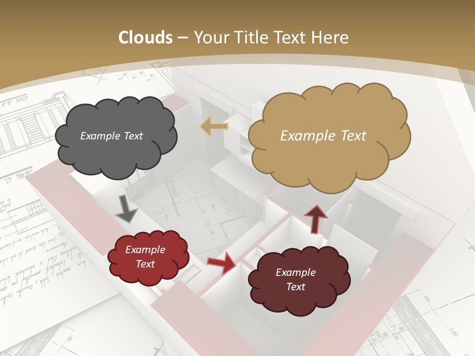 Dwelling Domicile Framework PowerPoint Template