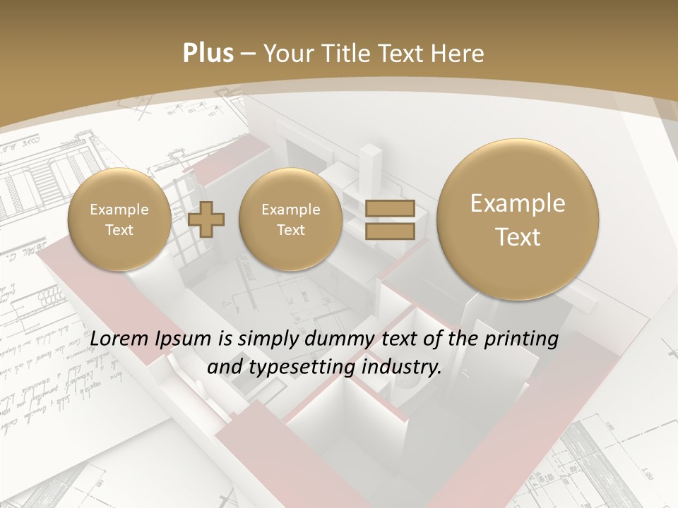 Dwelling Domicile Framework PowerPoint Template