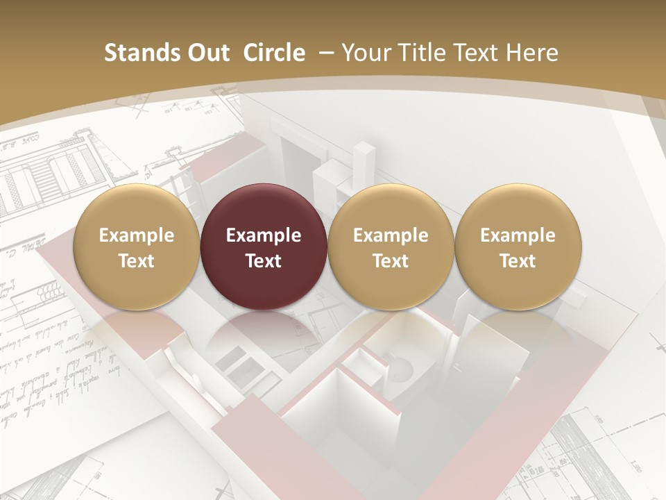 Dwelling Domicile Framework PowerPoint Template