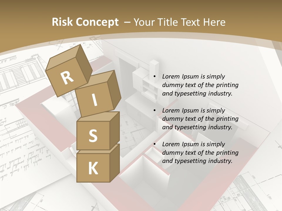 Dwelling Domicile Framework PowerPoint Template