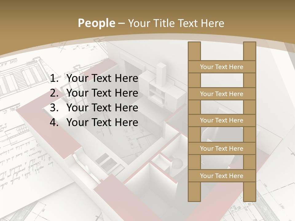 Dwelling Domicile Framework PowerPoint Template