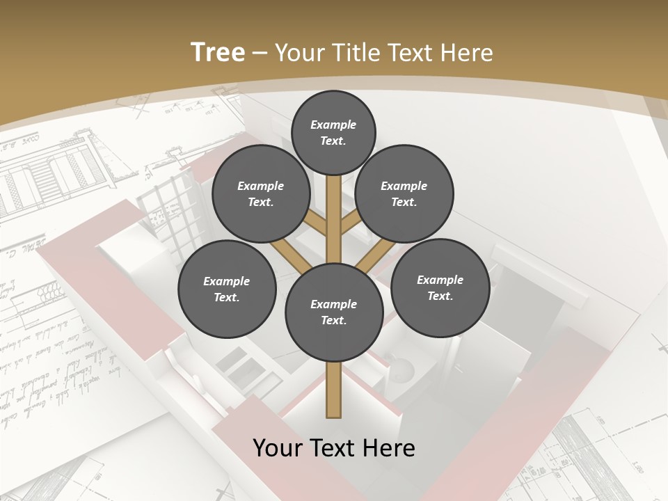 Dwelling Domicile Framework PowerPoint Template