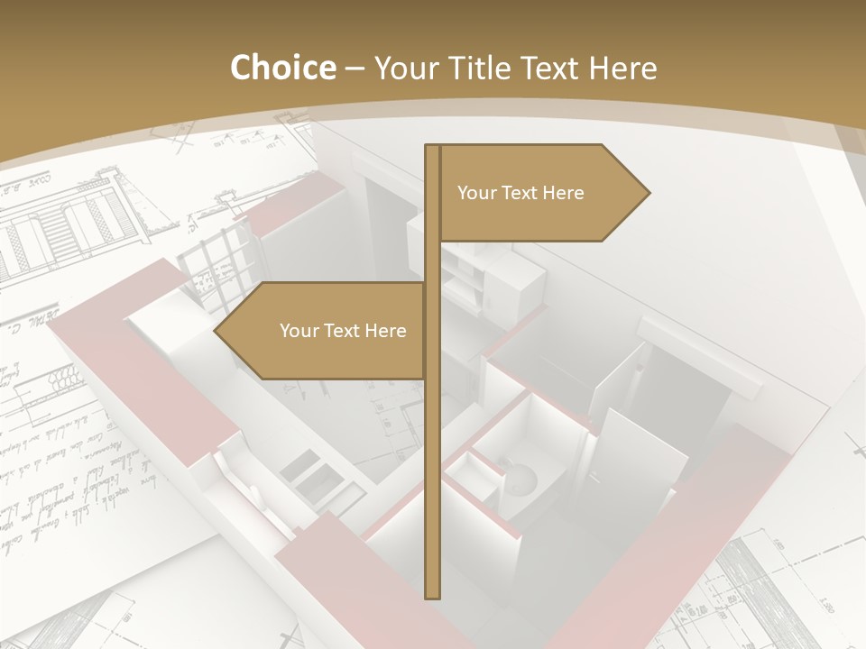 Dwelling Domicile Framework PowerPoint Template