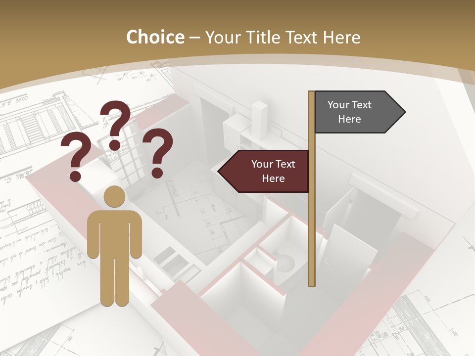 Dwelling Domicile Framework PowerPoint Template