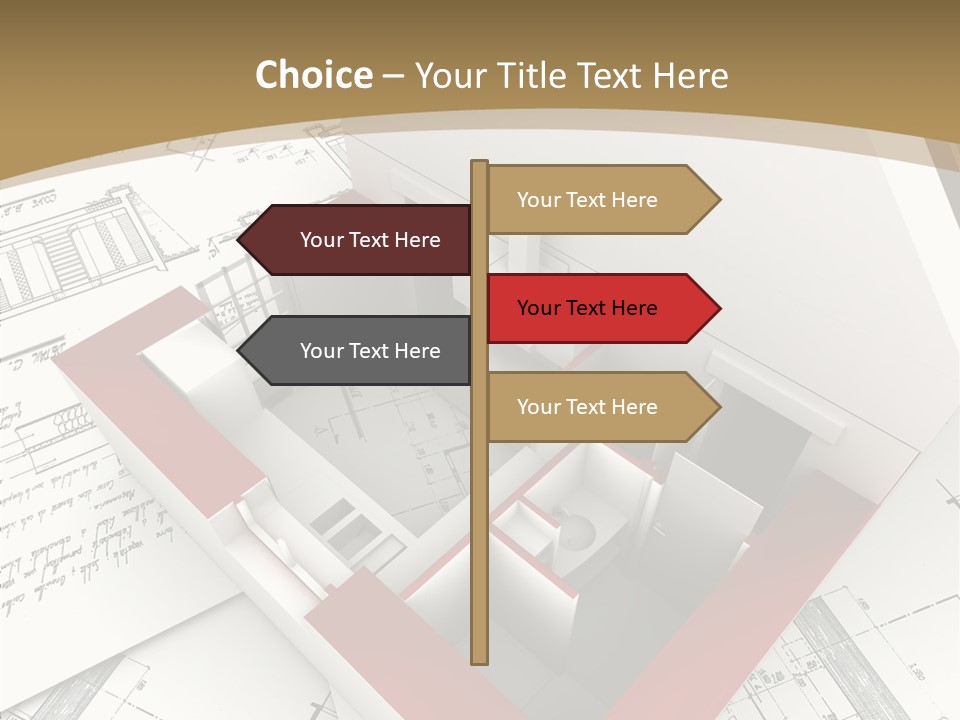 Dwelling Domicile Framework PowerPoint Template