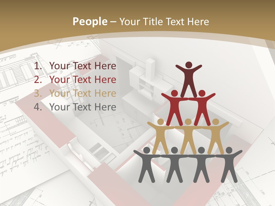 Dwelling Domicile Framework PowerPoint Template