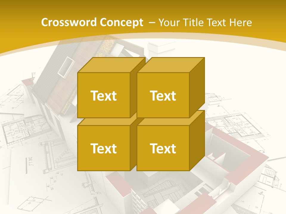 Maisonnette Avenir Crayon PowerPoint Template