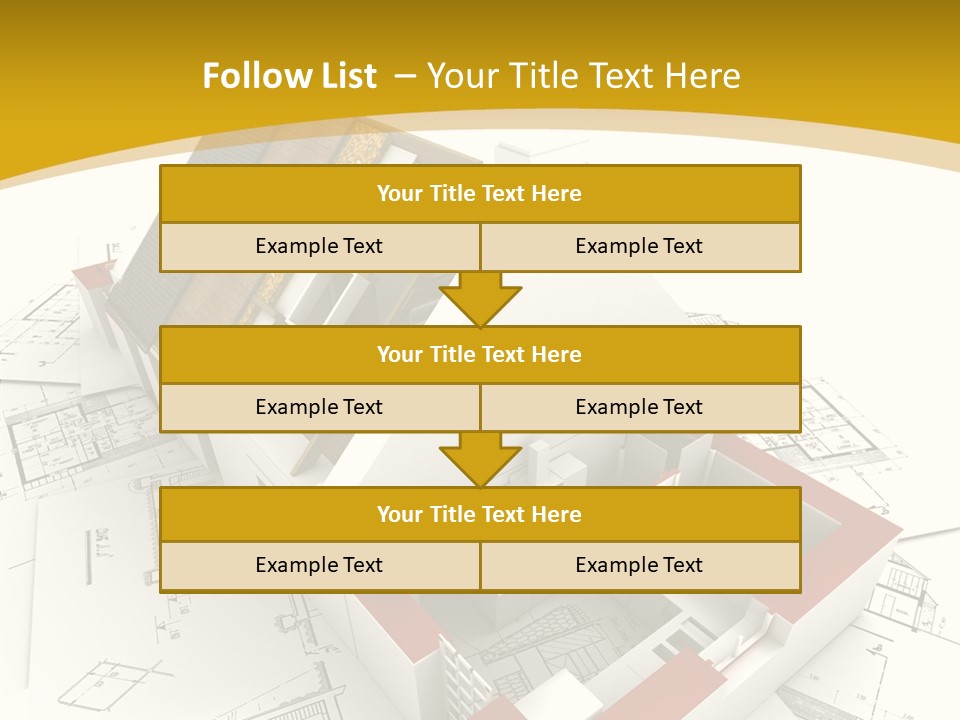 Maisonnette Avenir Crayon PowerPoint Template