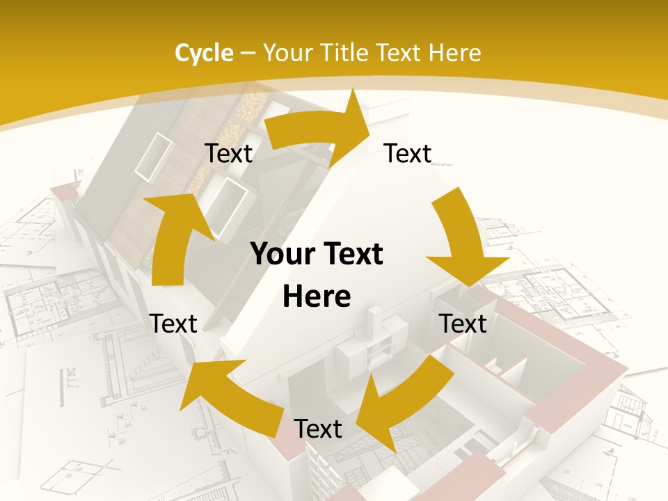 Maisonnette Avenir Crayon PowerPoint Template