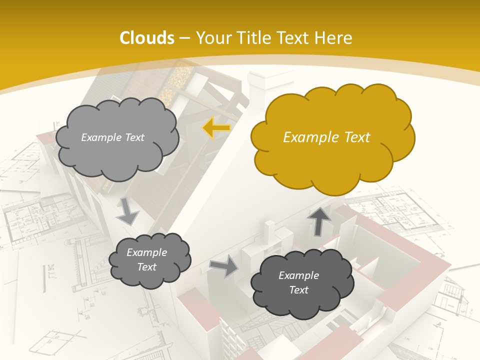 Maisonnette Avenir Crayon PowerPoint Template