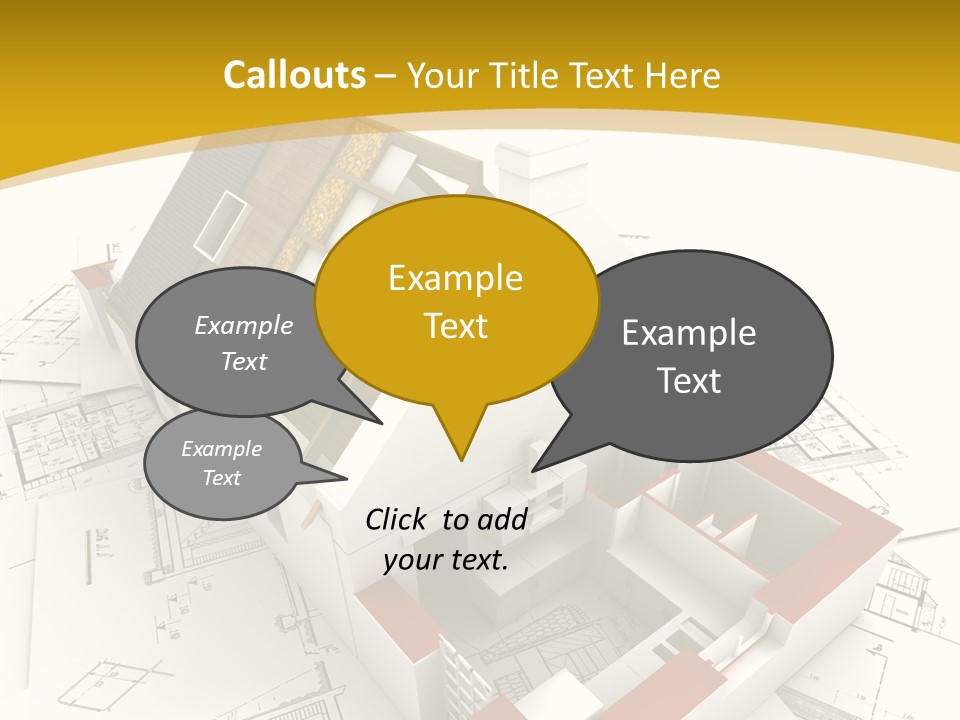 Maisonnette Avenir Crayon PowerPoint Template