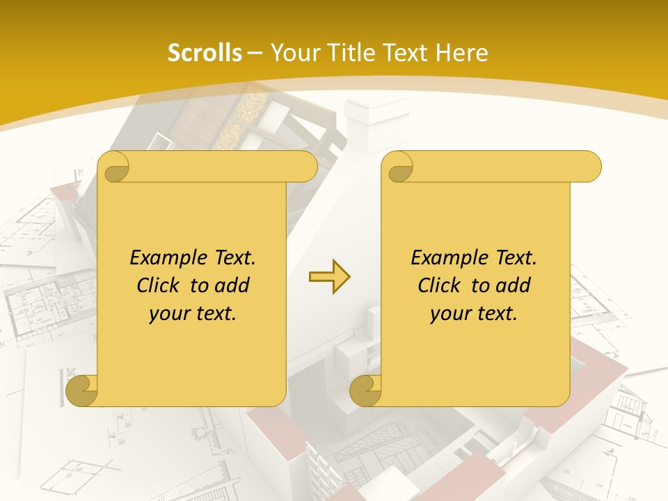 Maisonnette Avenir Crayon PowerPoint Template