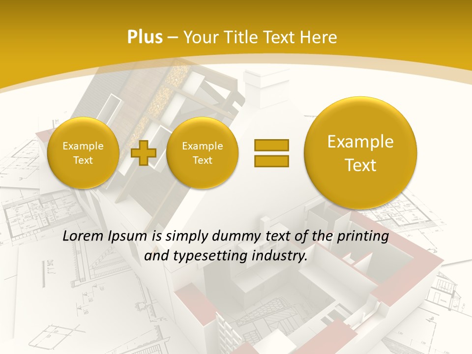 Maisonnette Avenir Crayon PowerPoint Template
