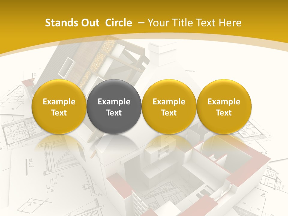 Maisonnette Avenir Crayon PowerPoint Template