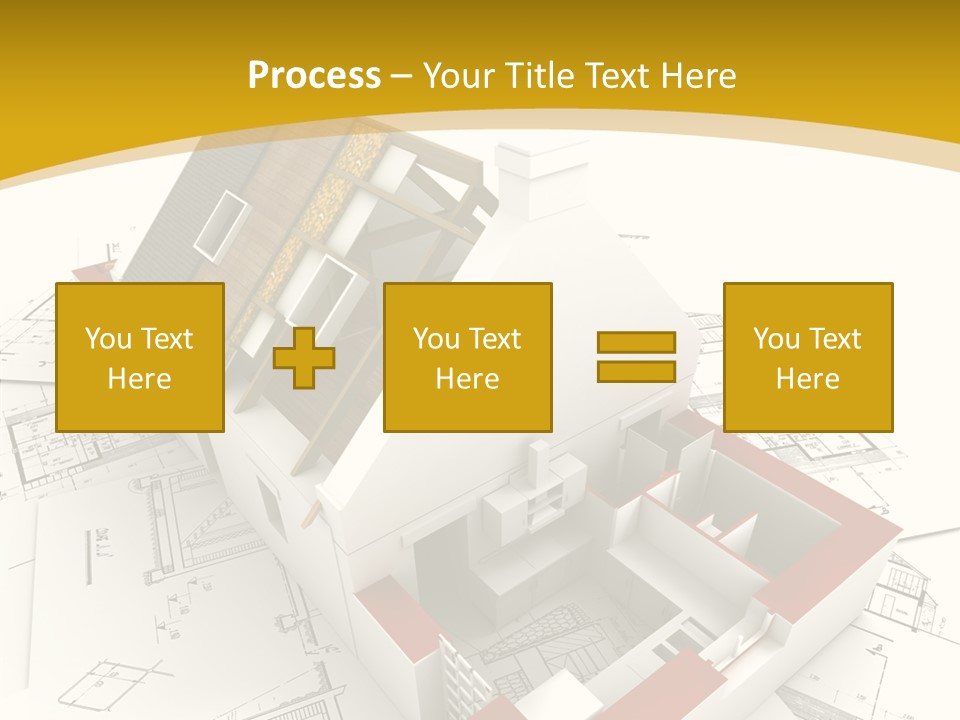 Maisonnette Avenir Crayon PowerPoint Template