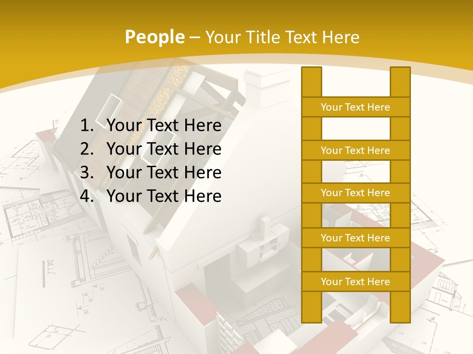 Maisonnette Avenir Crayon PowerPoint Template