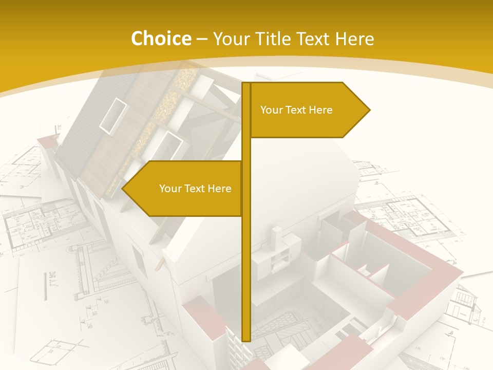 Maisonnette Avenir Crayon PowerPoint Template