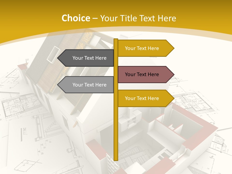 Maisonnette Avenir Crayon PowerPoint Template