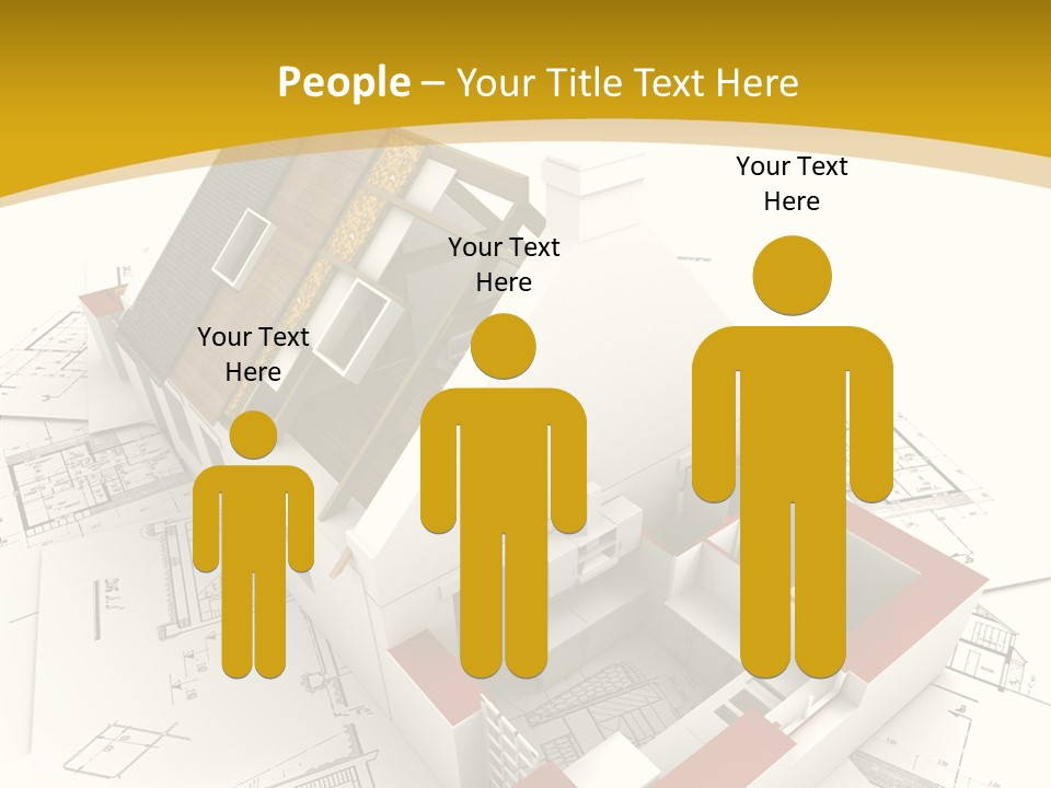 Maisonnette Avenir Crayon PowerPoint Template