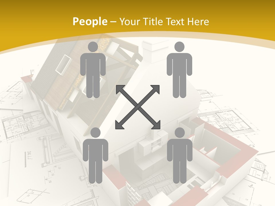 Maisonnette Avenir Crayon PowerPoint Template