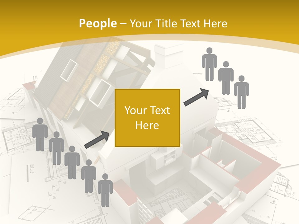 Maisonnette Avenir Crayon PowerPoint Template