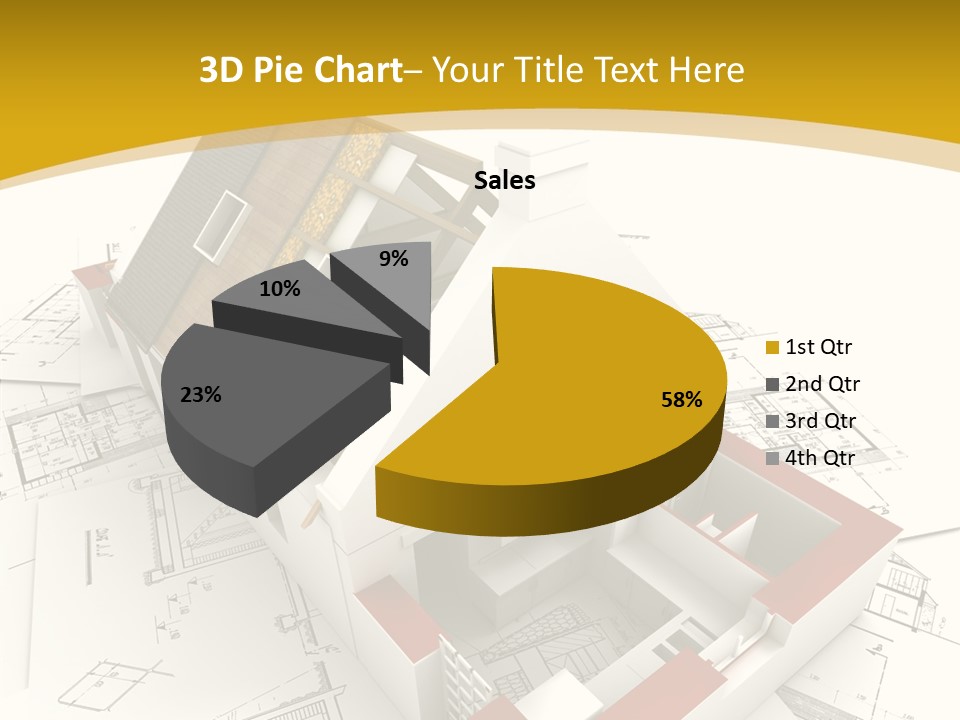 Maisonnette Avenir Crayon PowerPoint Template