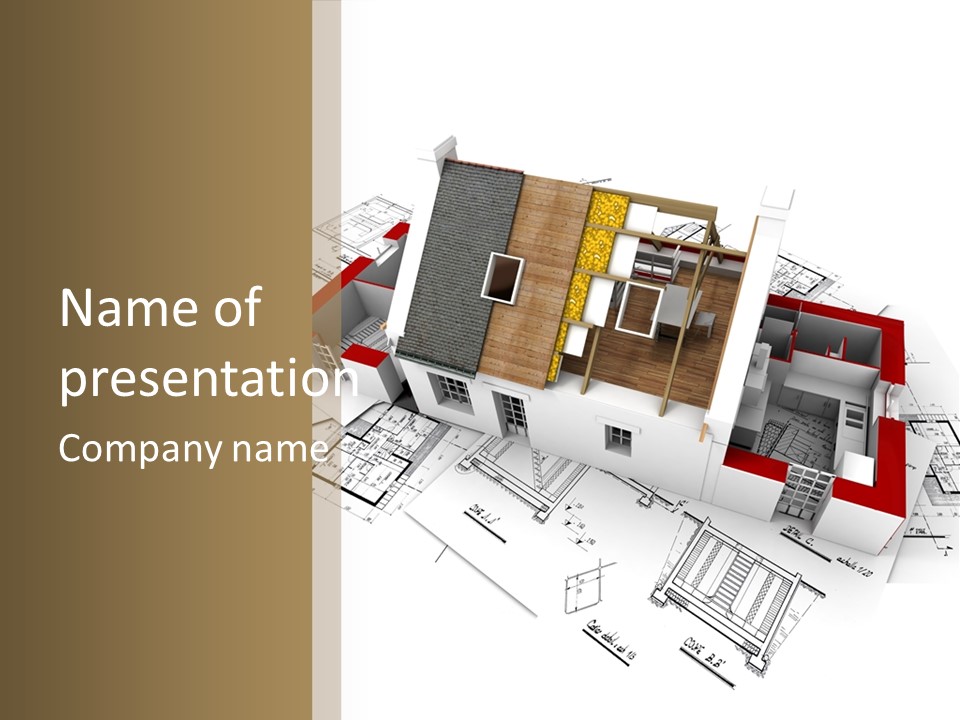 Dwelling Property Trade PowerPoint Template