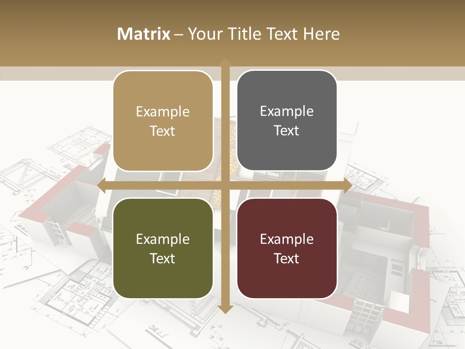 Dwelling Property Trade PowerPoint Template