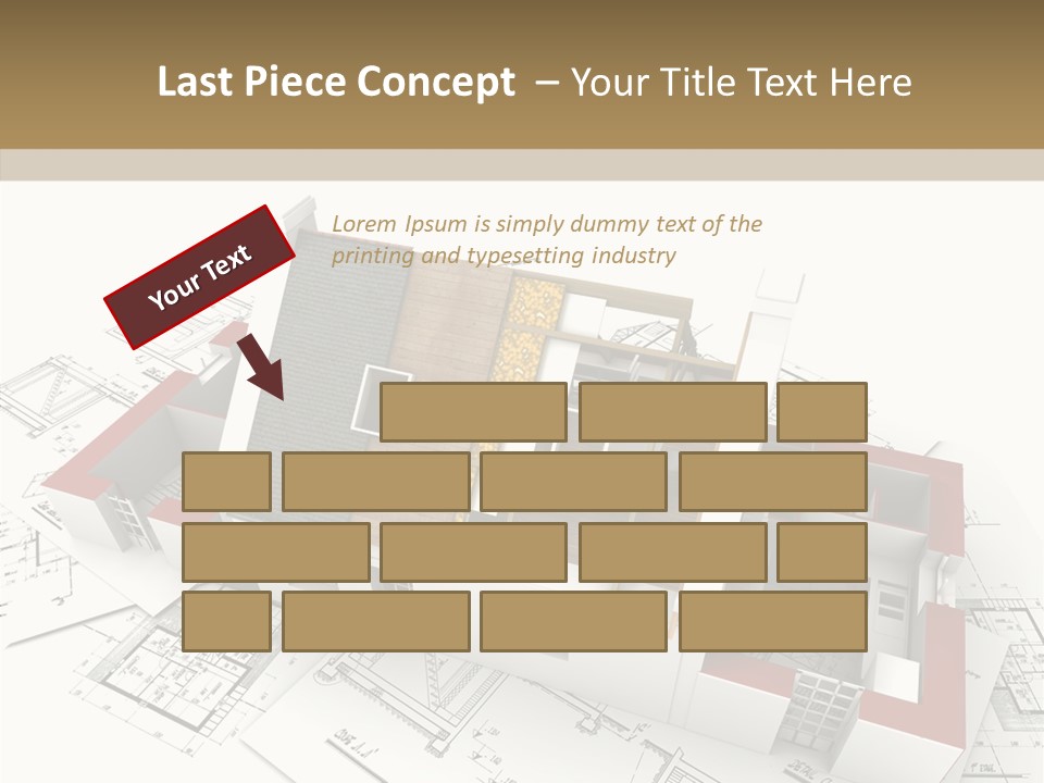 Dwelling Property Trade PowerPoint Template