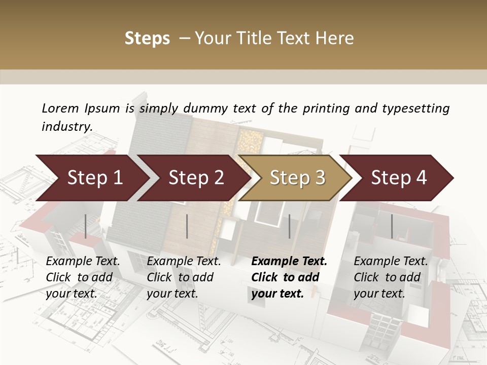 Dwelling Property Trade PowerPoint Template