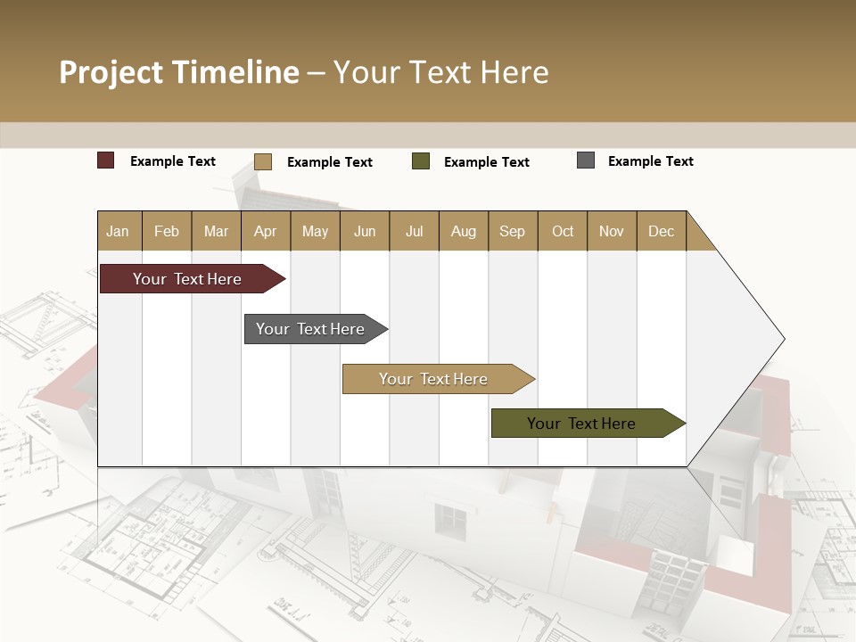Dwelling Property Trade PowerPoint Template