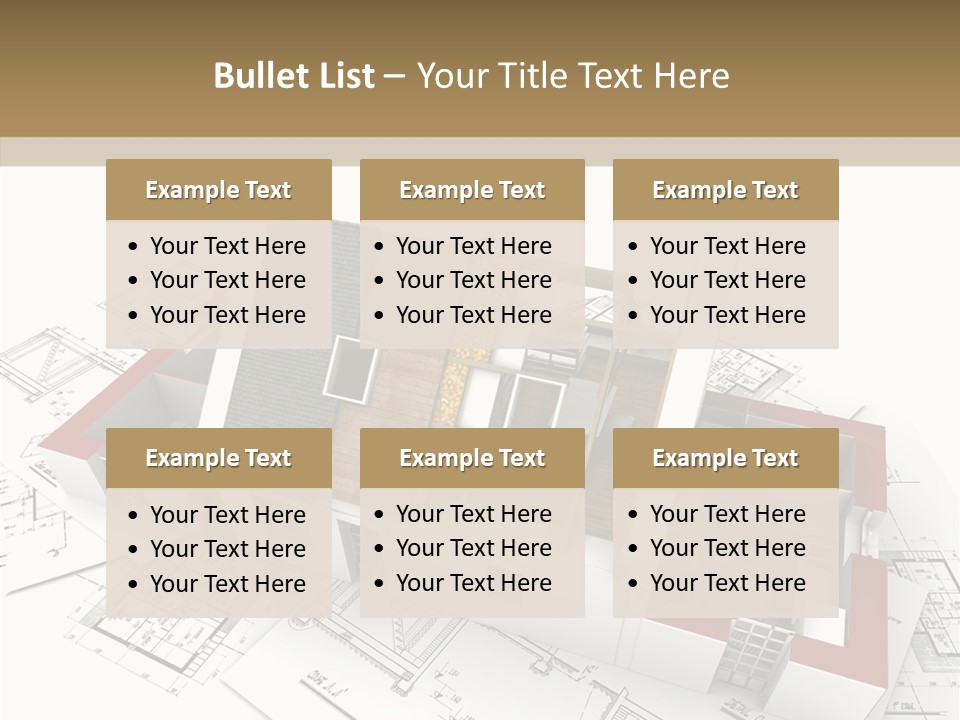 Dwelling Property Trade PowerPoint Template