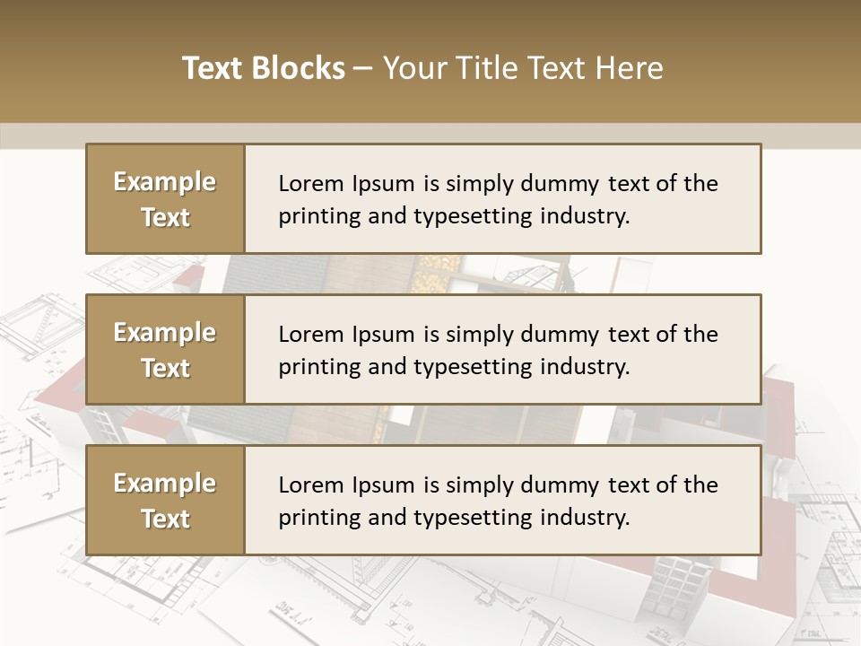 Dwelling Property Trade PowerPoint Template
