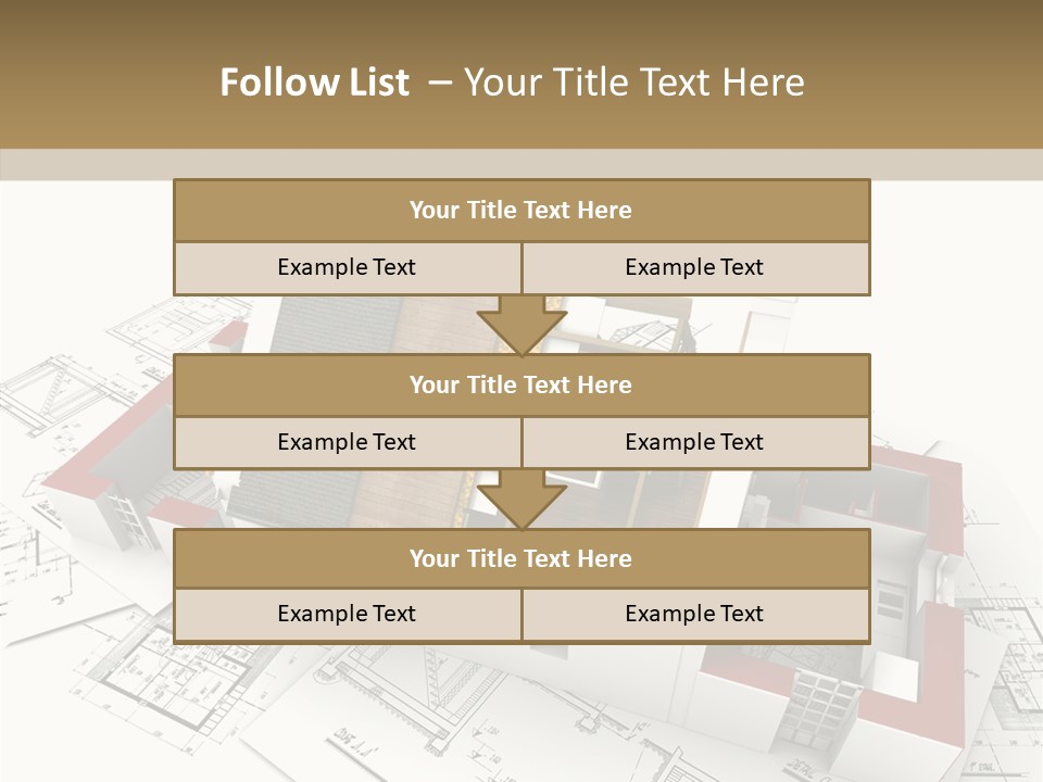 Dwelling Property Trade PowerPoint Template