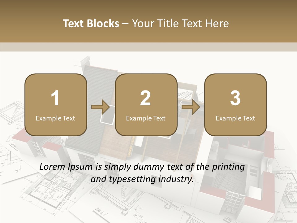 Dwelling Property Trade PowerPoint Template