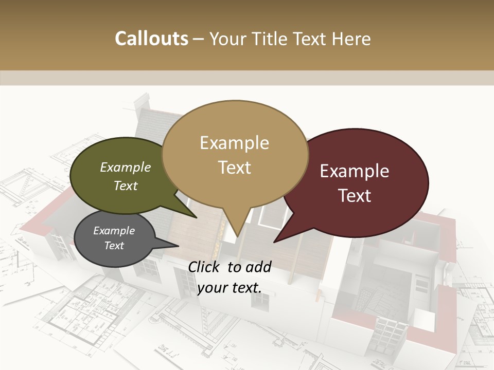 Dwelling Property Trade PowerPoint Template