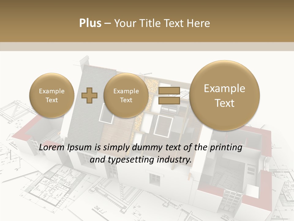Dwelling Property Trade PowerPoint Template