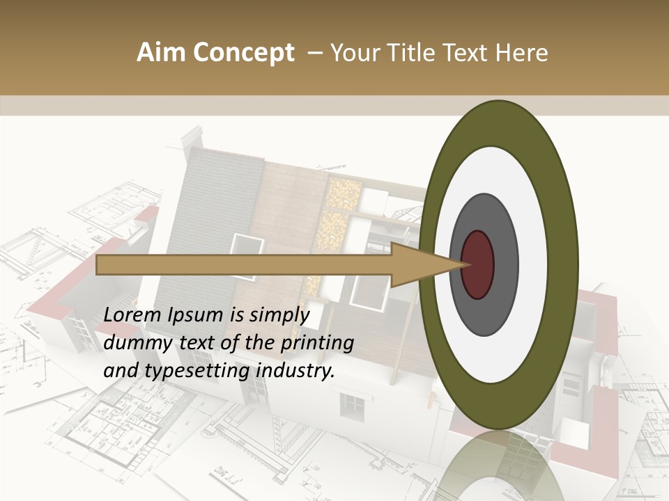 Dwelling Property Trade PowerPoint Template