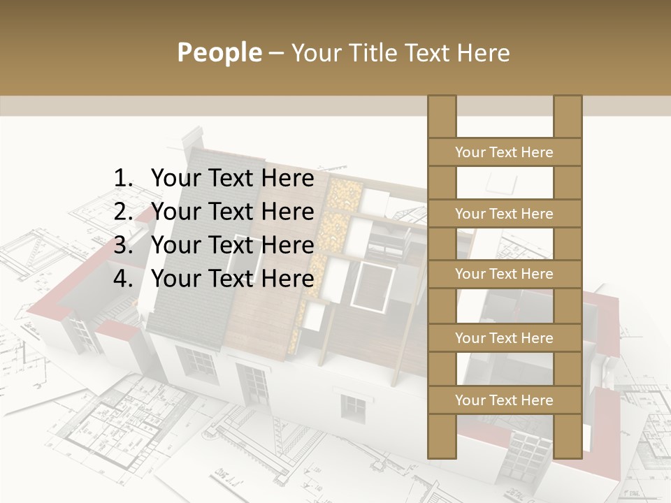 Dwelling Property Trade PowerPoint Template