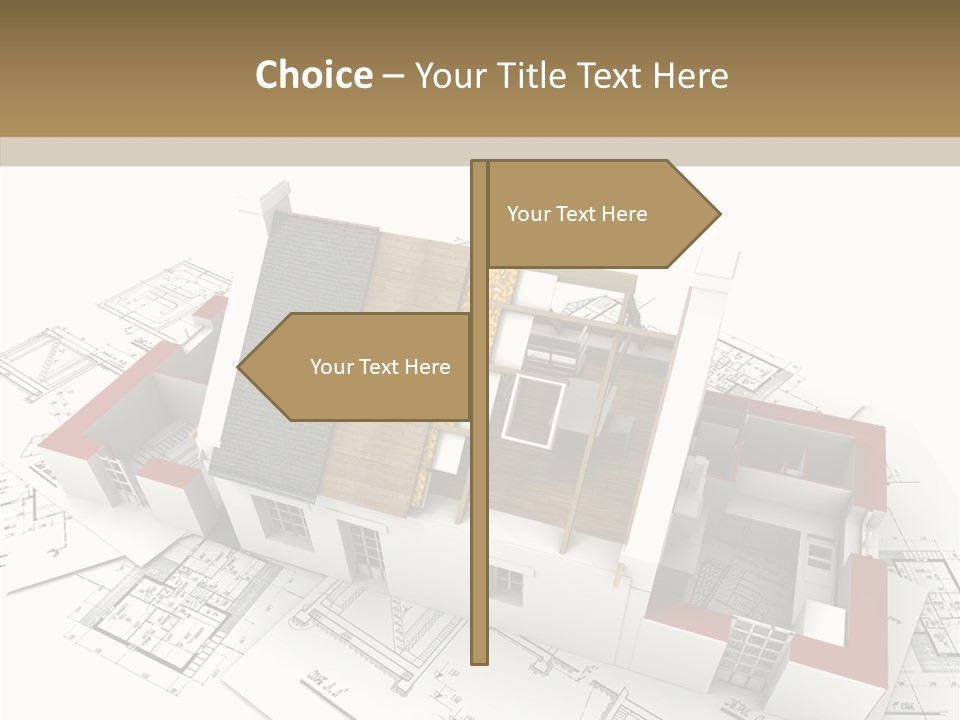 Dwelling Property Trade PowerPoint Template