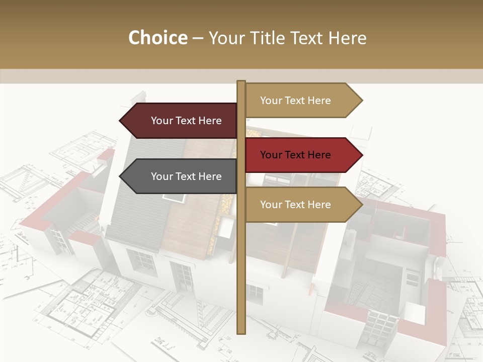 Dwelling Property Trade PowerPoint Template